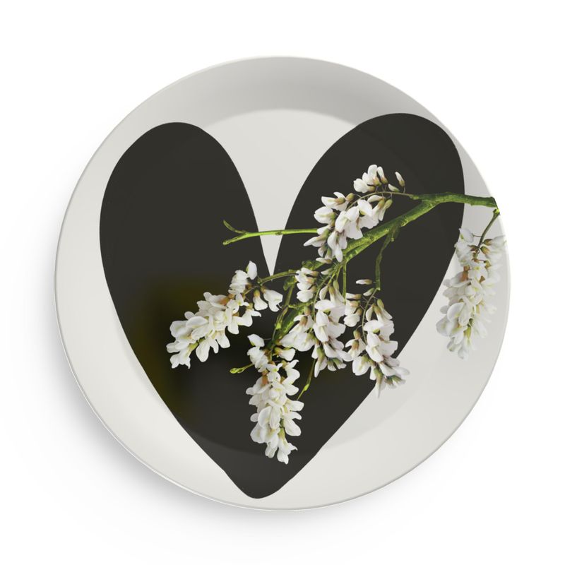 Party plates, Blooming Heart