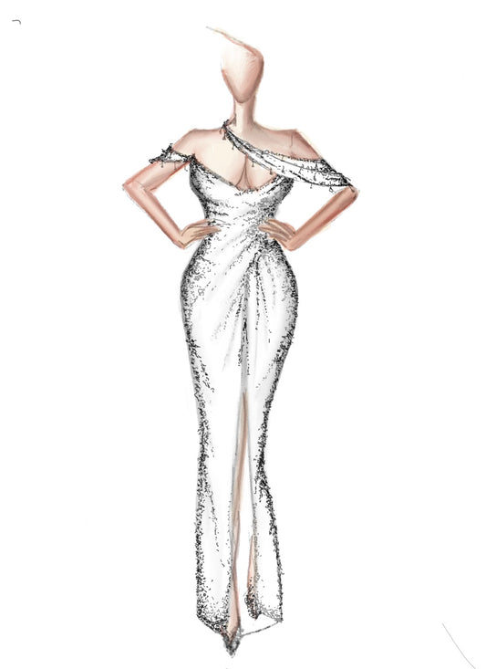 SINGLE CUSTOM FASHION ILLUSTRATION